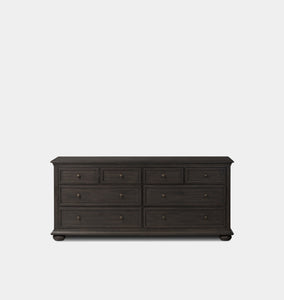 Geoffrey 8 Drawer Dresser Smoked Black