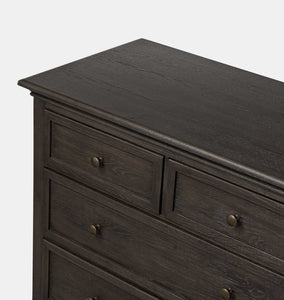 Geoffrey 8 Drawer Dresser Smoked Black