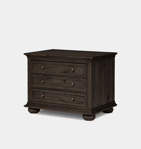 Geoffrey Nightstand Smoked Black