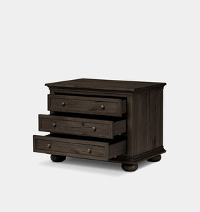 Geoffrey Nightstand Smoked Black