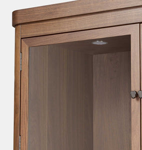 Gleason Cabinet Dark Brown Walnut