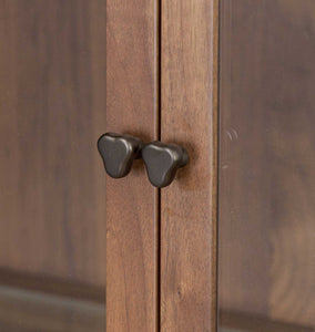 Gleason Cabinet Dark Brown Walnut