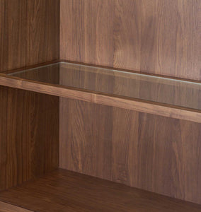 Gleason Cabinet Dark Brown Walnut