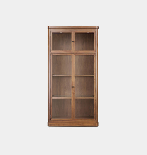 Gleason Cabinet Dark Brown Walnut