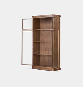 Gleason Cabinet Dark Brown Walnut