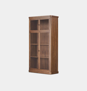 Gleason Cabinet Dark Brown Walnut