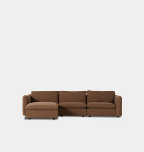 Glennon Sectional Sofa 3pc W/ Ottoman