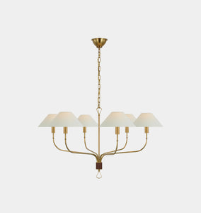 Griffin Extra Large Tail Chandelier Antique Brass