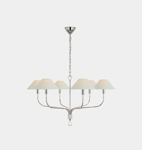 Griffin Extra Large Tail Chandelier Polished Nickel