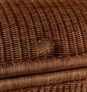 Lydia Rattan Laundry Basket