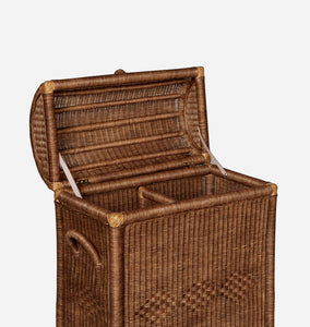 Lydia Rattan Laundry Basket