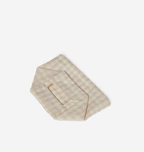 Mini Gingham Woven Tissue Box