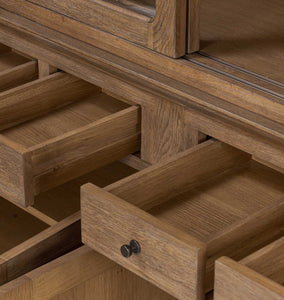 Harding Cabinet Weathered Oak