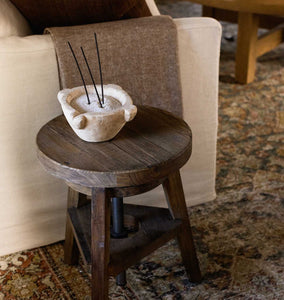 Vintage Carved Stone Bowl