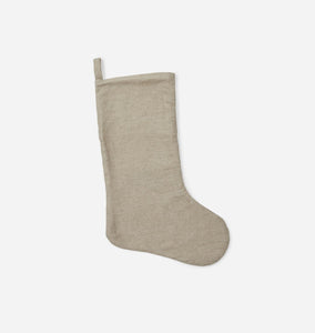 Noelle Linen Stocking Natural