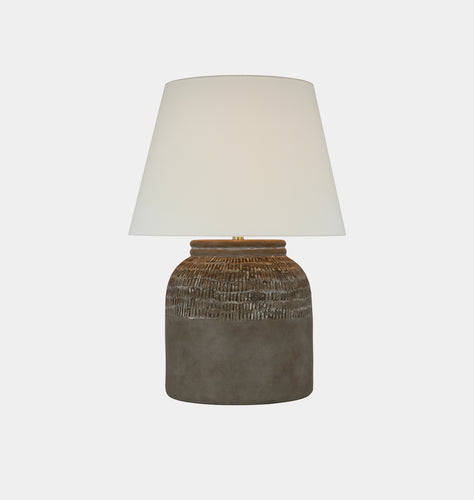 Indra Medium Table Lamp Silt Grey