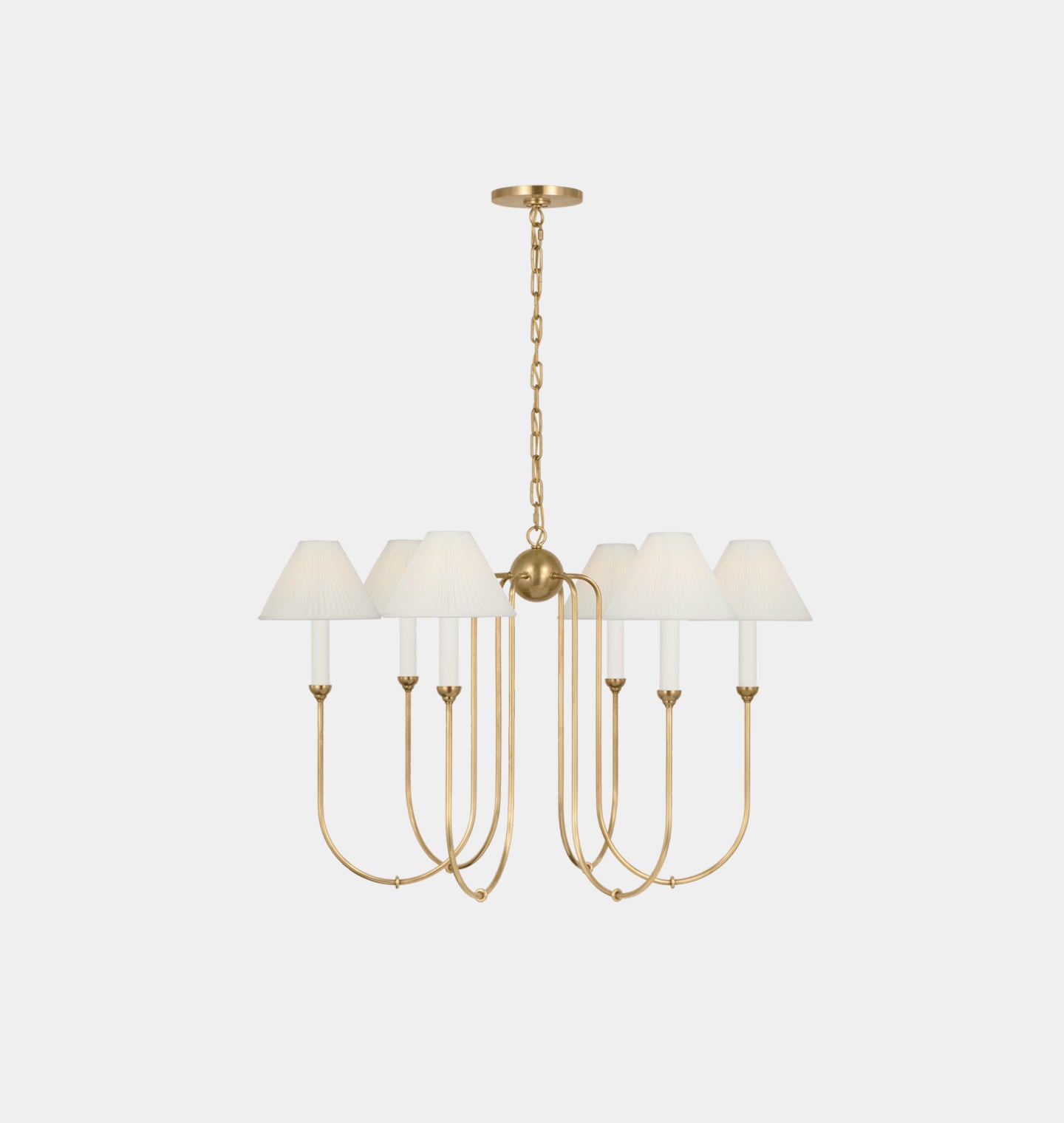 Ingela Chandelier Antique Brass