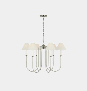 Ingela Chandelier Polished Nickel