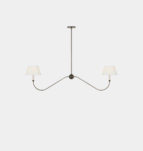 Ingela Linear Chandelier Iron