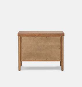 Irina Nightstand Amber Oak