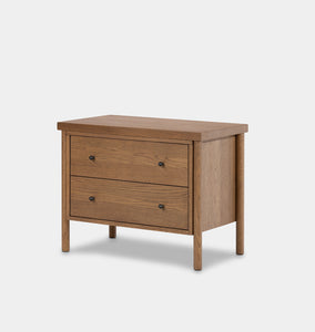 Four Hands Roark Nightstand - Amber Oak Four Hands Roark Nightstand - Amber Oak