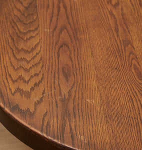 Vintage Brutalist Mid-Century Oak Coffee Table