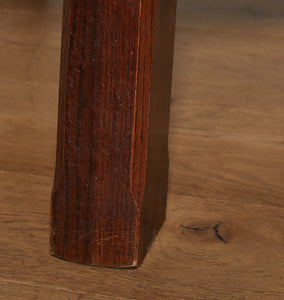 Vintage Brutalist Mid-Century Oak Coffee Table