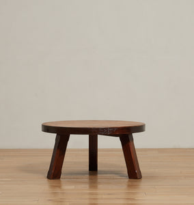 Vintage Brutalist Mid-Century Oak Coffee Table