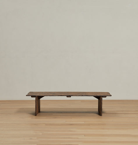 Antique Wabi-Sabi Style Wooden Coffee Table