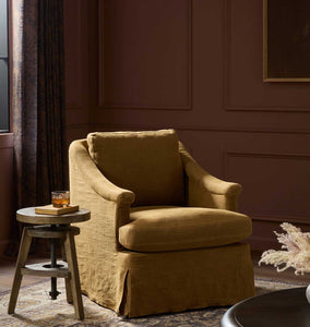 Joplin Swivel Chair Broadway Gilt