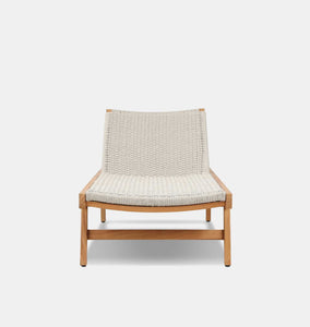 Kagan Outdoor Woven Chaise Teak