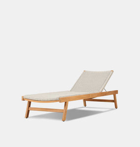 Kagan Outdoor Woven Chaise Teak