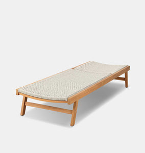 Kagan Outdoor Woven Chaise Teak