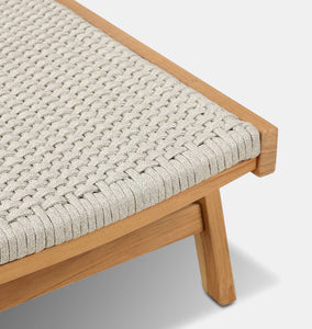 Kagan Outdoor Woven Chaise Teak