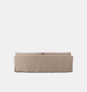 Keena Slipcover Sofa 108" Broadway Dune
