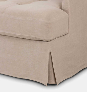 Keena Slipcover Sofa 108" Broadway Dune