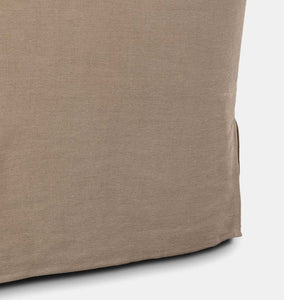 Keena Slipcover Sofa 108" Broadway Dune