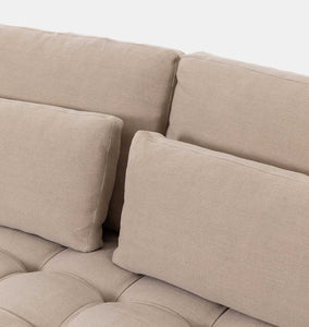 Keena Slipcover Sofa 108" Broadway Dune