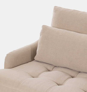 Keena Slipcover Sofa 108" Broadway Dune