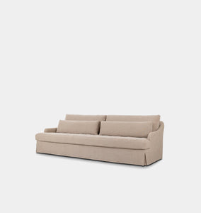 Keena Slipcover Sofa 108" Broadway Dune