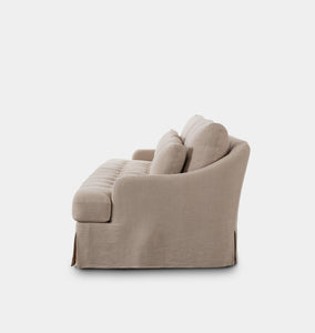 Keena Slipcover Sofa 108" Broadway Dune