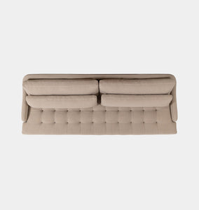 Keena Slipcover Sofa 108" Broadway Dune