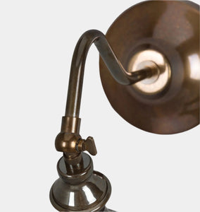 Kent Adjustable Wall Spotlight Antique Brass