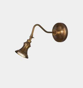 Kent Adjustable Wall Spotlight Antique Brass