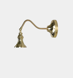 Kent Adjustable Wall Spotlight Polished Brass