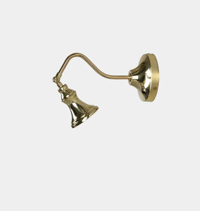 Kent Adjustable Wall Spotlight Polished Brass