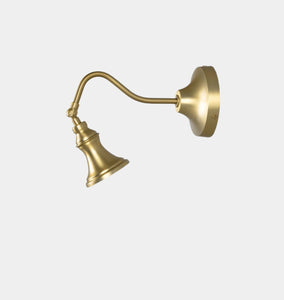 Kent Adjustable Wall Spotlight Satin Brass