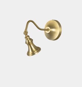 Kent Adjustable Wall Spotlight Satin Brass