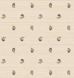 Laila Grasscloth Wallpaper in Capri