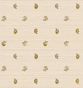 Laila Grasscloth Wallpaper in Saffron